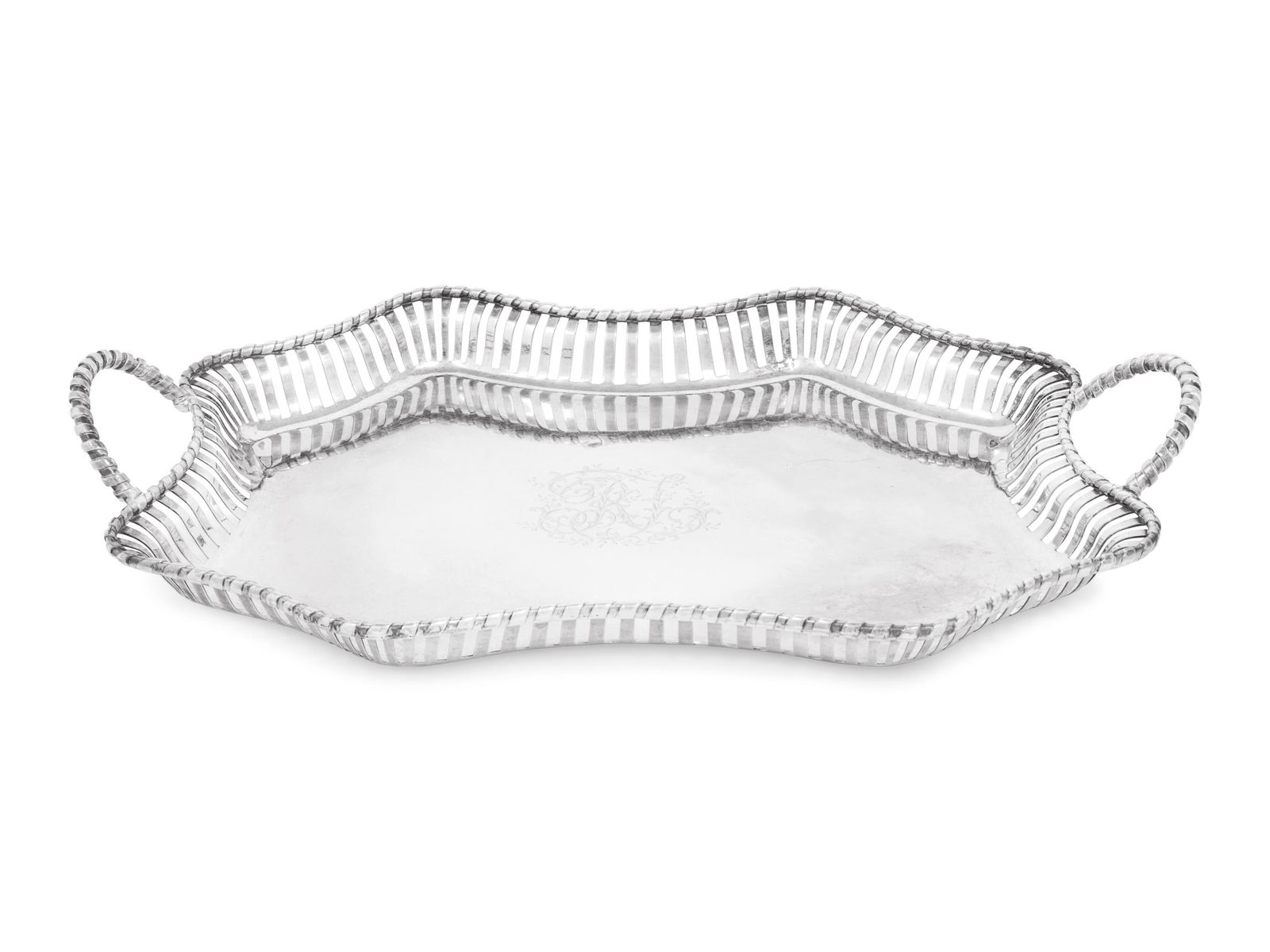 A George I Britannia Silver Tray (1 of 4)