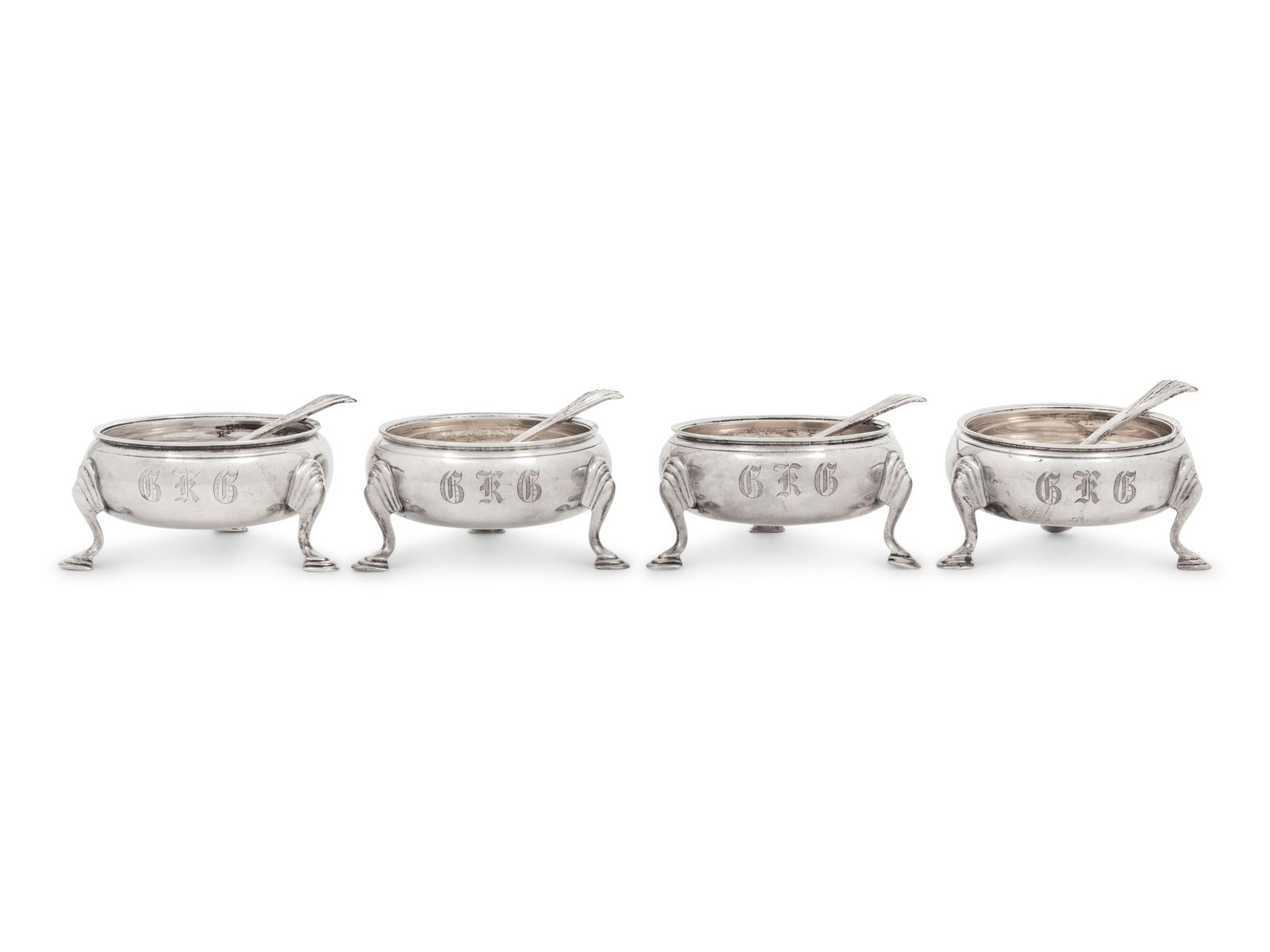 A Set of Four American Silver Salt Cellars (1 of 4)