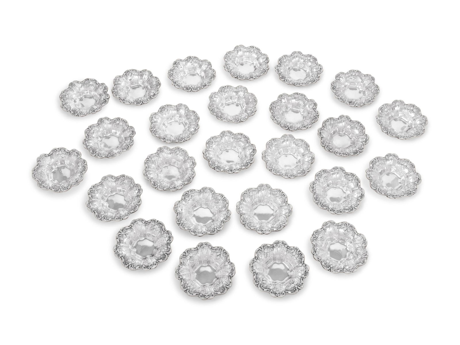 A Set of Twenty-Five Reed & Barton Francis I Silver Nut (1 of 5)