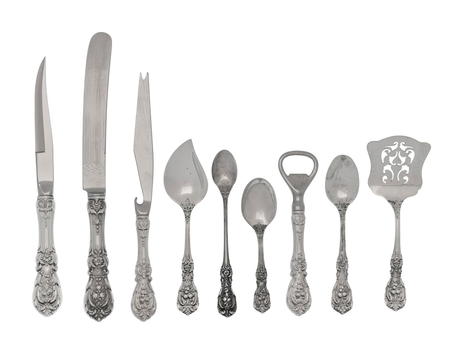 A Reed & Barton Francis I Silver Flatware Service (1 of 6)