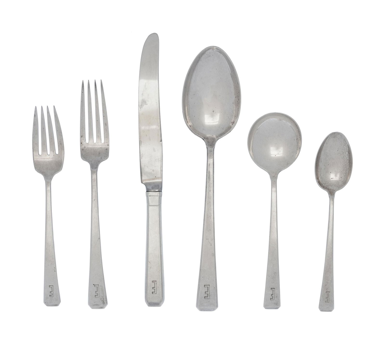 An American Silver Flatware Service (1 of 3)