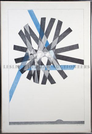 Herbert Bayer, (Austrian, 1900-1985), Untitled, 1965: Herbert Bayer (Austrian, 1900-1985) Untitled, 1965 color lithograph edition 8/20, signed and dated 65 (lower right) 35 1/2 x 23 3/4 inches.