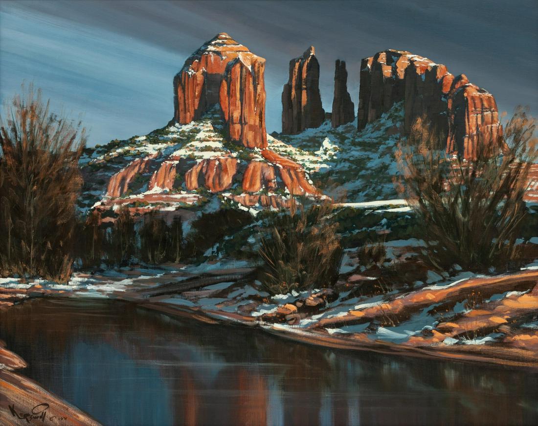 Roy Kerswill (American, 1925-2002) Oak Creek Canyon, (1 of 3)