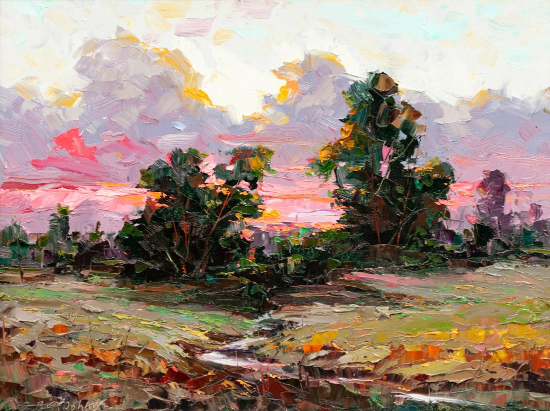 Dean Bradshaw (American, b. 1953) After the Storm, 2012: Dean Bradshaw (American, b. 1953) After the Storm, 2012 oil on board signed D. Bradshaw (lower left) 18 x 24 inches