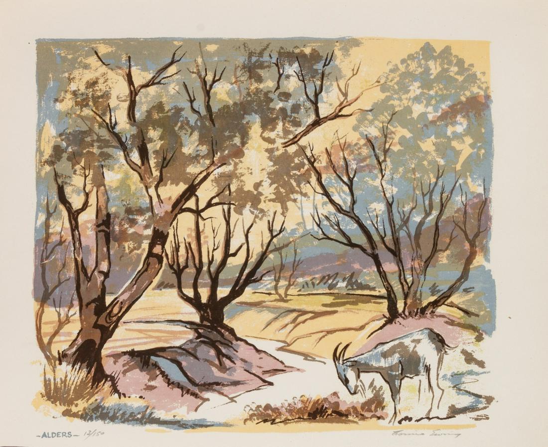 Louie Ewing (American, 1908-1983) Five Works: Day (1 of 11)