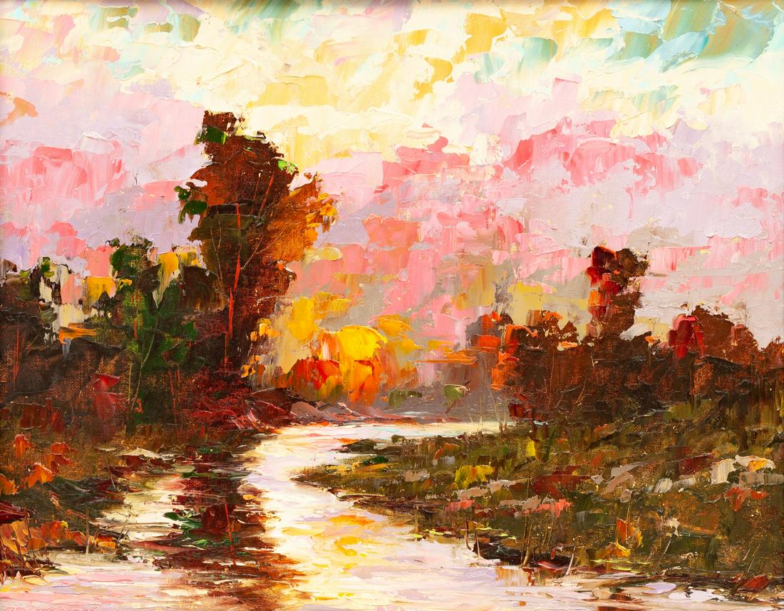 Dean Bradshaw (American, b. 1953) Sunset in Reds, 2013 (1 of 4)