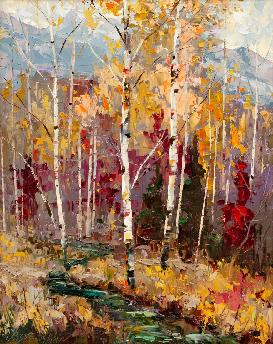 Dean Bradshaw (American, b. 1953) High Mountain Stream, (1 of 4)