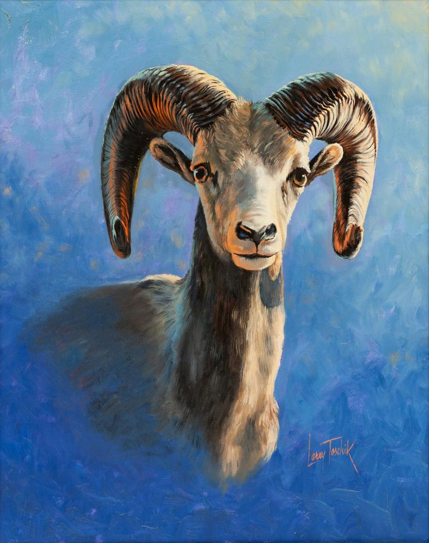 Larry Toschik (American, 1922-2012) Desert Bighorn (1 of 3)