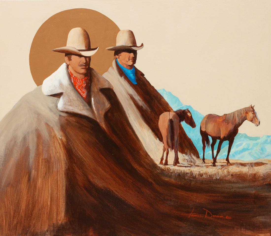 James Darum (American, 20th Century) One Two, One Too, (1 of 2)