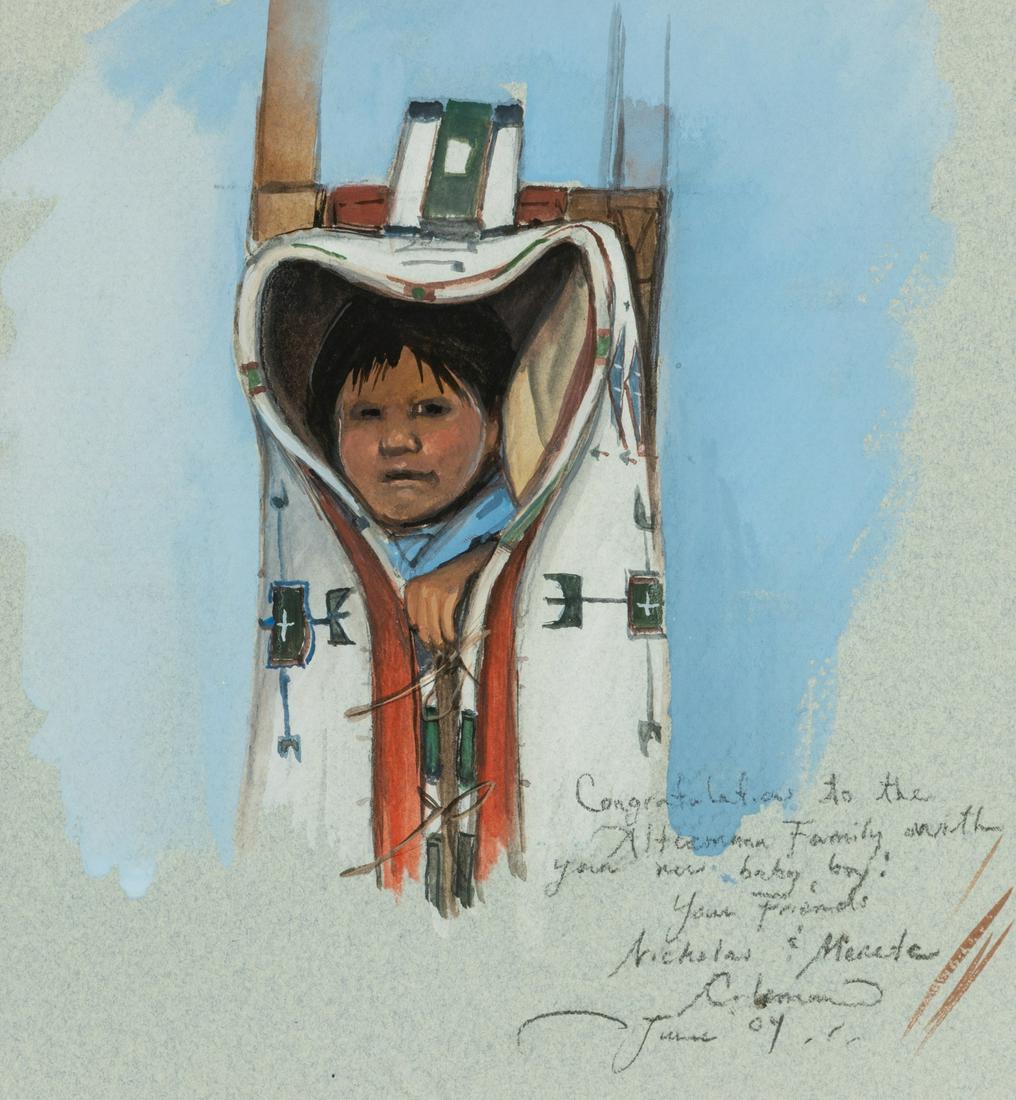 Nicholas Coleman (American, b. 1978) Baby in Cradle, (1 of 5)