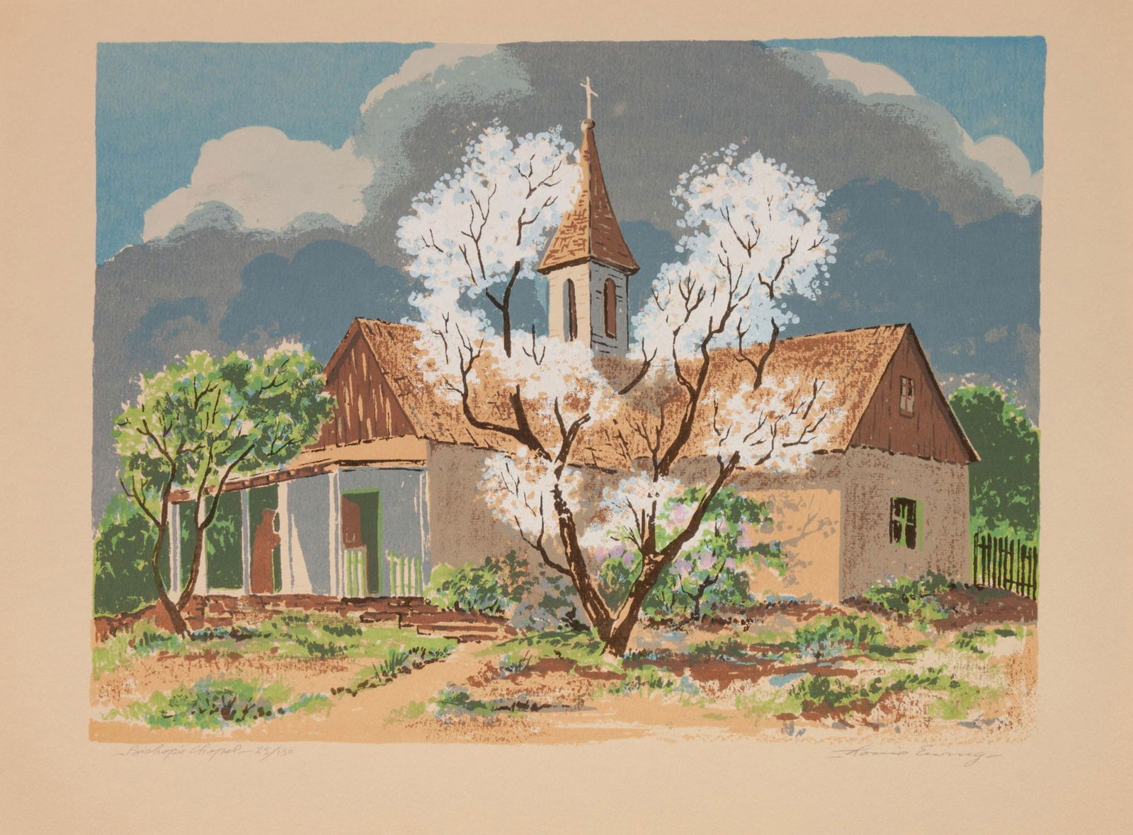 Louie Ewing (American, 1908-1983) Five Works: Bishop's (1 of 11)