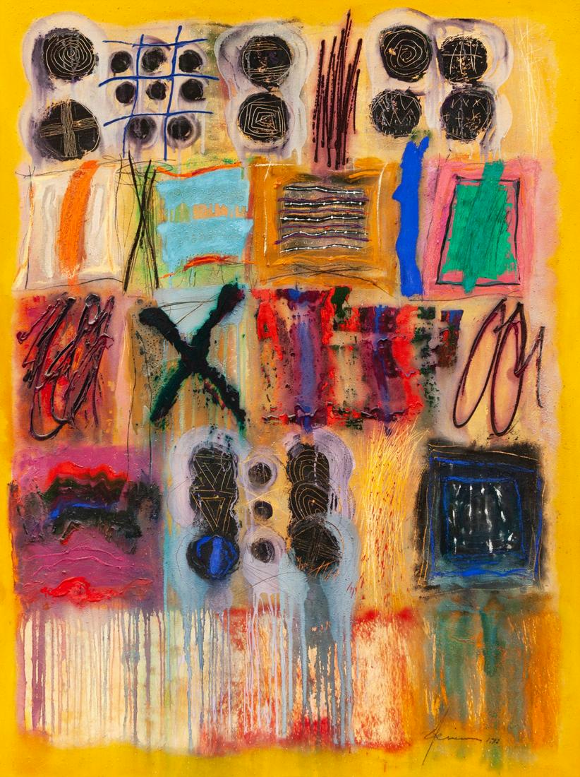 Dick Jemison (American, b. 1942) Abstract Painting (1 of 2)
