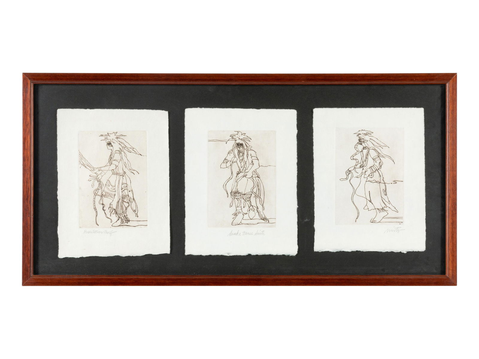 John Nieto (American, 1936-2018) Snake Dance Suite, (1 of 5)