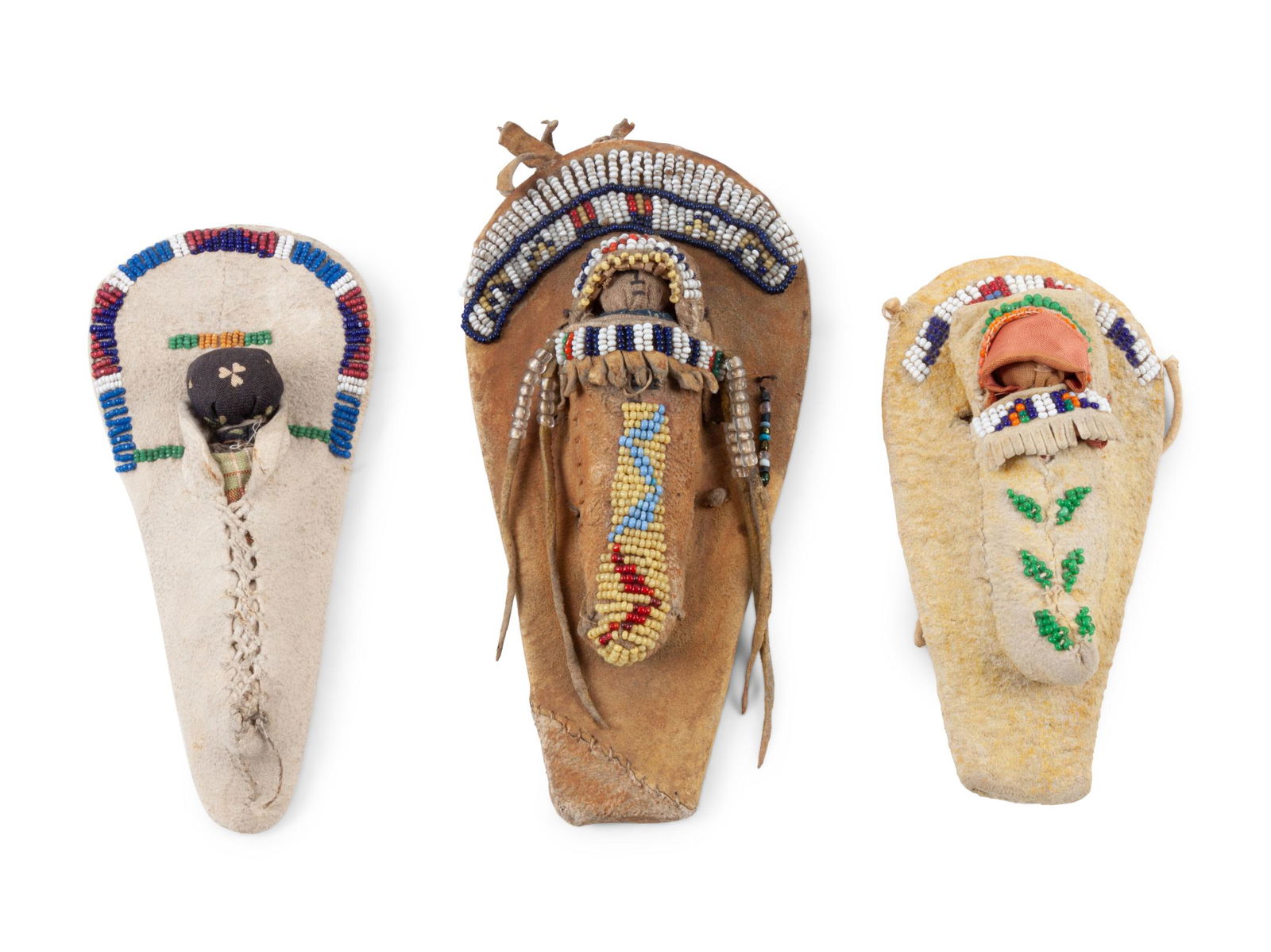 Ute Miniature Beaded Hide Cradles (1 of 5)
