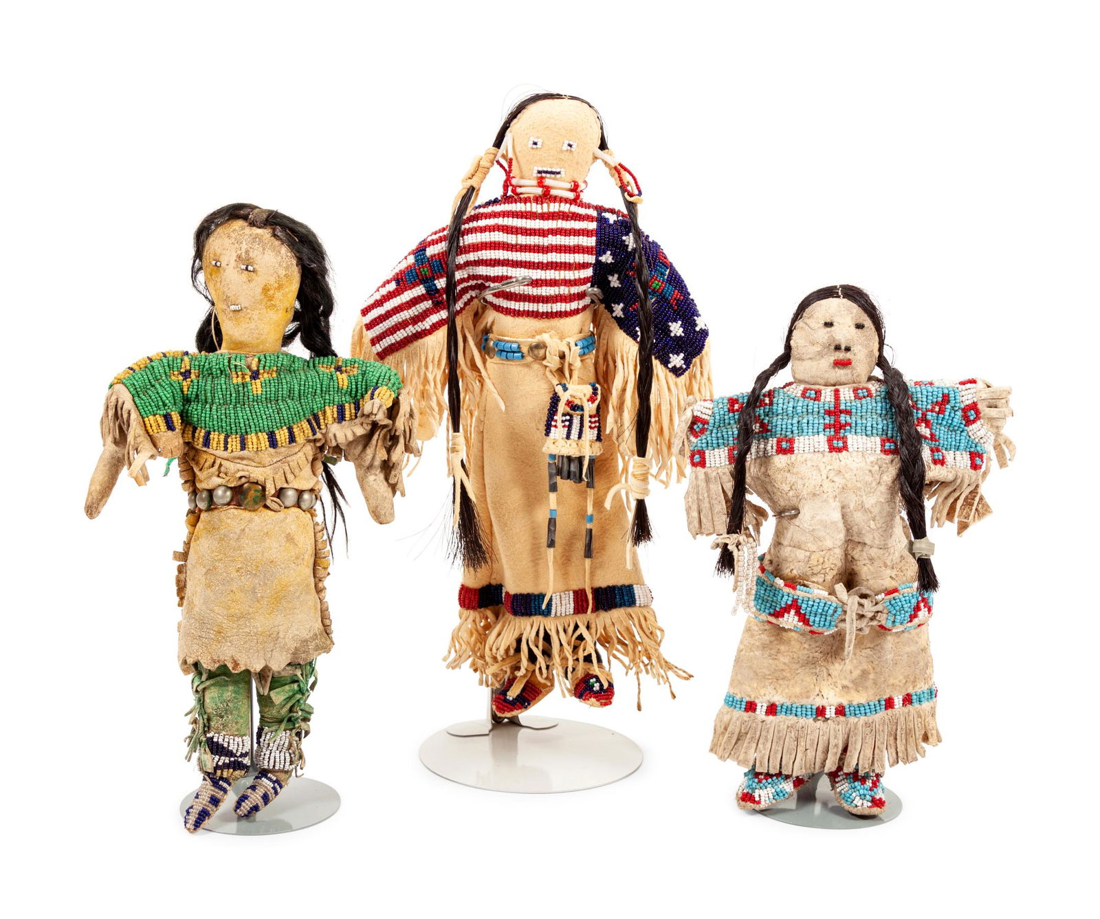 Collection of Plains Beaded Dolls (1 of 2)