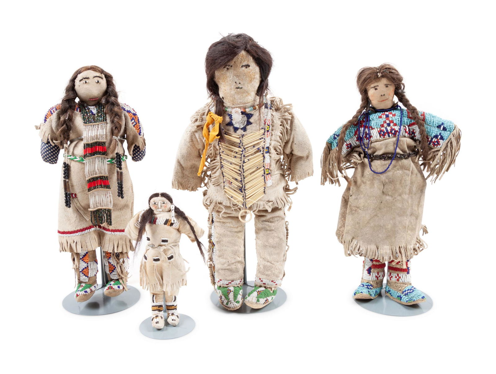 A Family of Sioux Dolls (1 of 6)