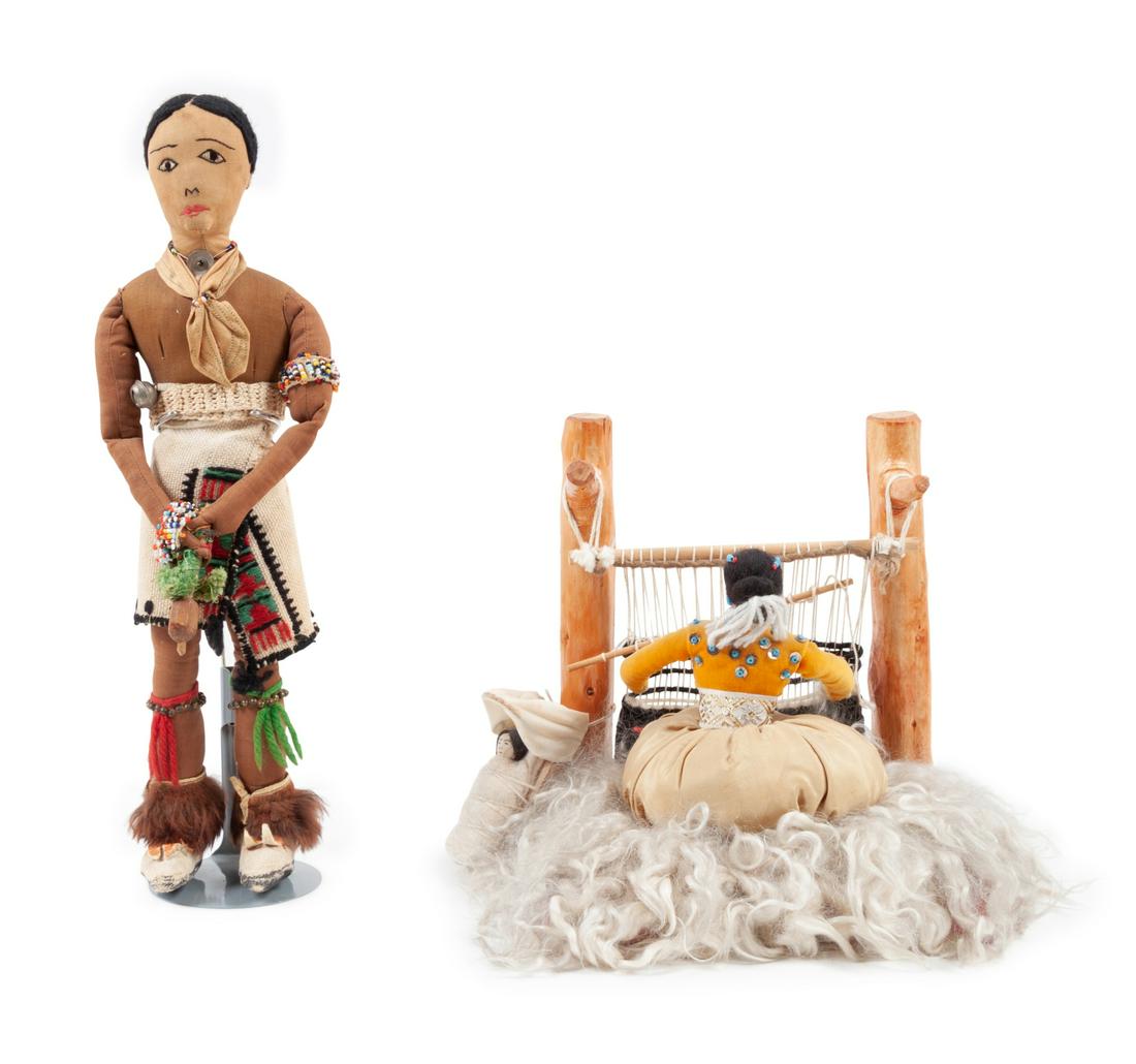 Navajo Weaver, Hopi Dancer, and Flat Katsina Dolls (1 of 11)