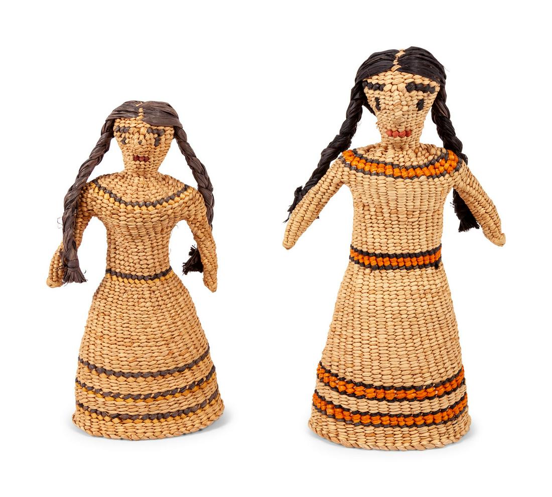 Tohono O'odham and Western Washington Basketry Dolls (1 of 4)