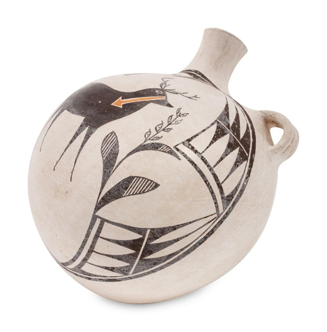 Marie Z. Chino (Acoma, 1907-1982) Pottery Canteen, with (1 of 4)