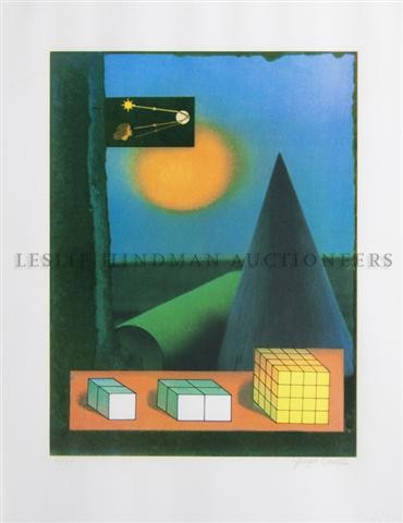 Joseph Cornell, (American, 1903-1972), How to Make: Joseph Cornell (American, 1903-1972) How to Make a Rainbow, 1976 silkscreen edition 61/125, signed (lower right) 14 1/4 x 10 7/8 inches.
