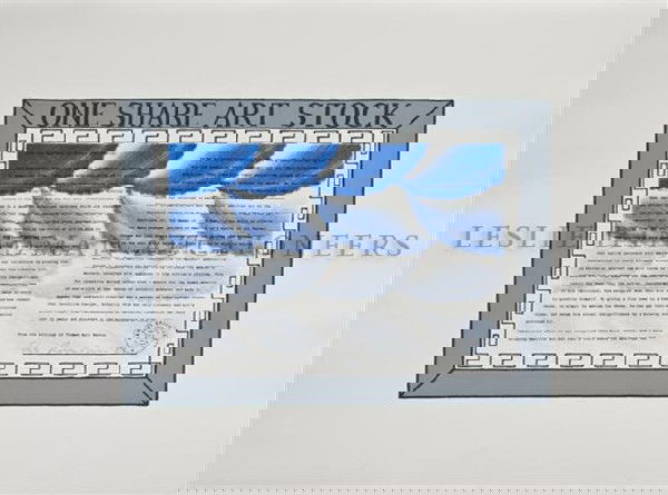 Roger Brown, (American, 1941-1997), One Share Art: Roger Brown (American, 1941-1997) One Share Art Stock, 1989 lithograph edition 5/50, signed and dated (lower right) 13 5/8 x 18 5/4 inches. Property from the Estate of Marjorie C. Barnett, M.D., Chi