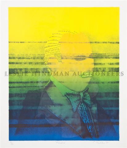 Ed Paschke, (American, 1939-2004), Mandrix: Ed Paschke (American, 1939-2004) Mandrix lithograph edition 26/30, signed and titled (lower edge) 22 3/4 x 18 3/4 inches.