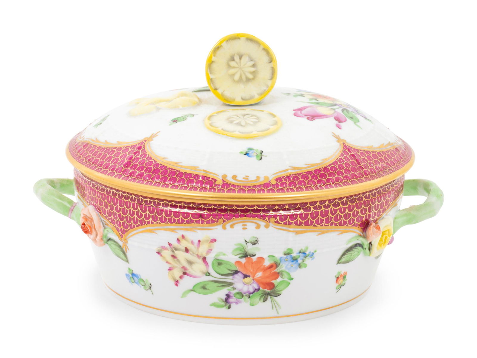 A Herend Porcelain Tureen and Cover (1 of 6)