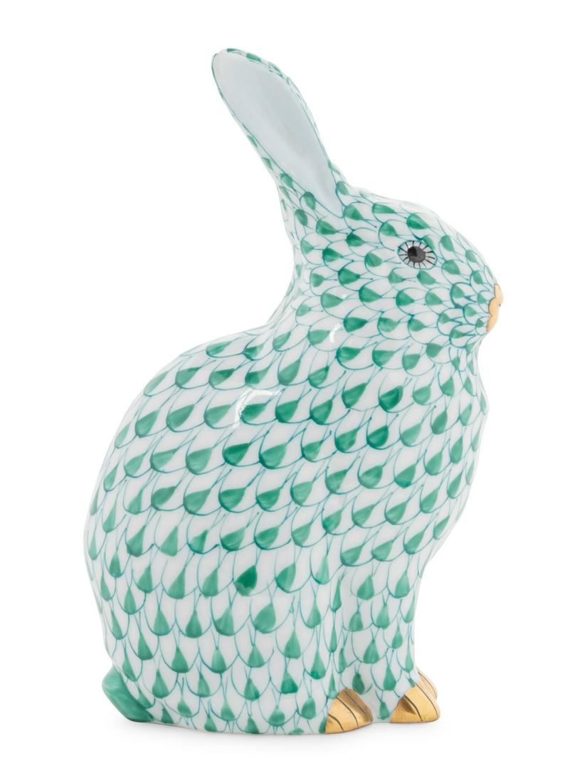 A Herend Porcelain Rabbit (1 of 5)