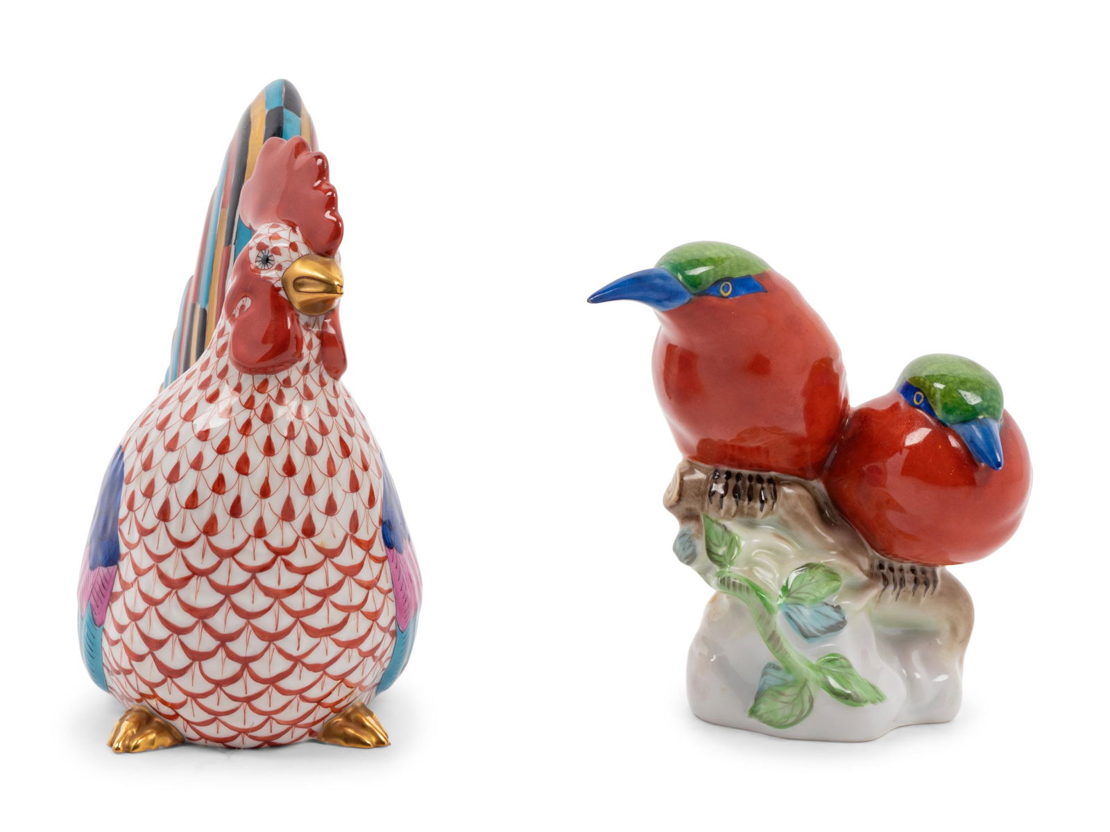 Two Herend Porcelain Bird Figures (1 of 5)