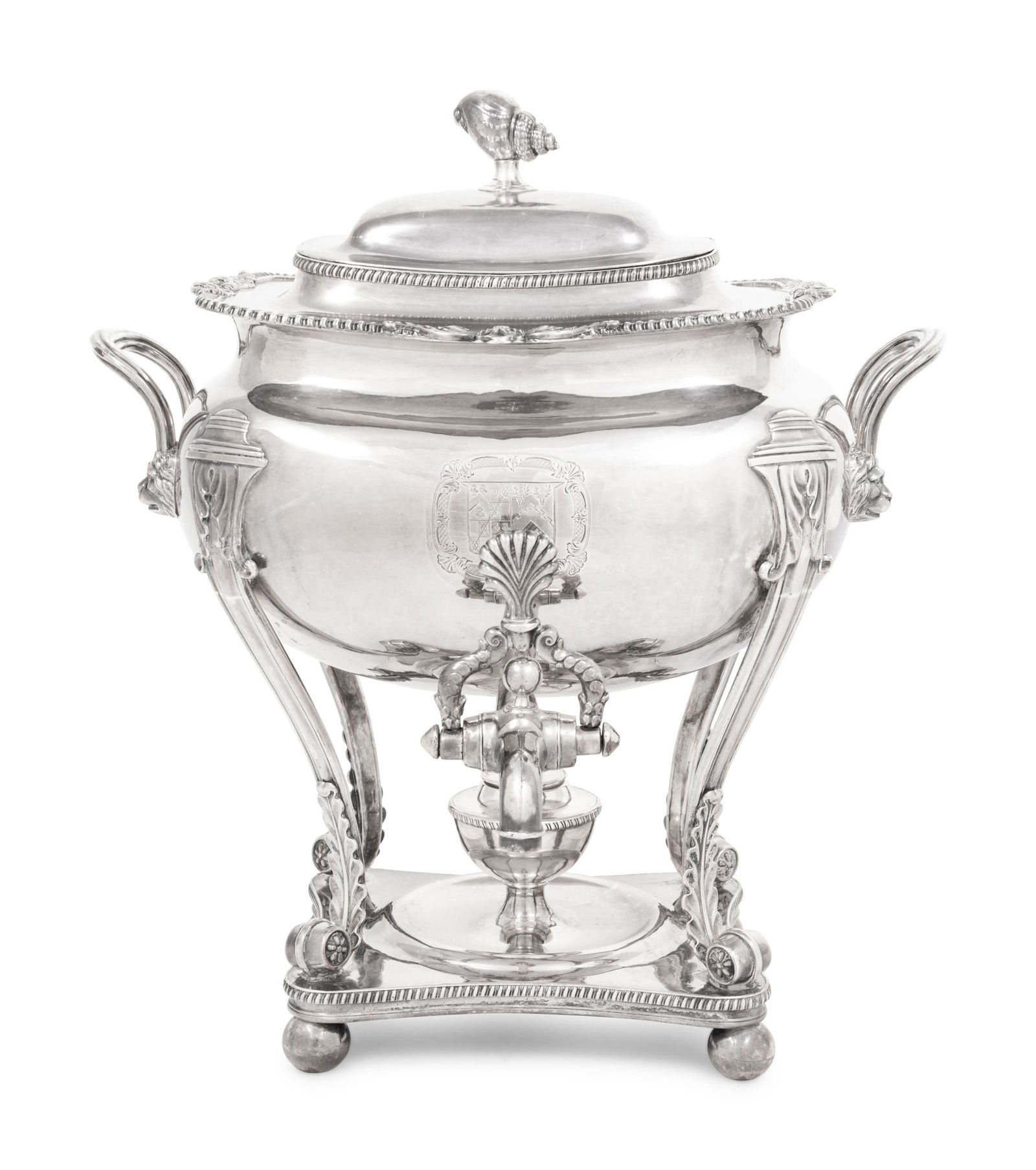 An English Silver-Plate Tea Urn (1 of 3)