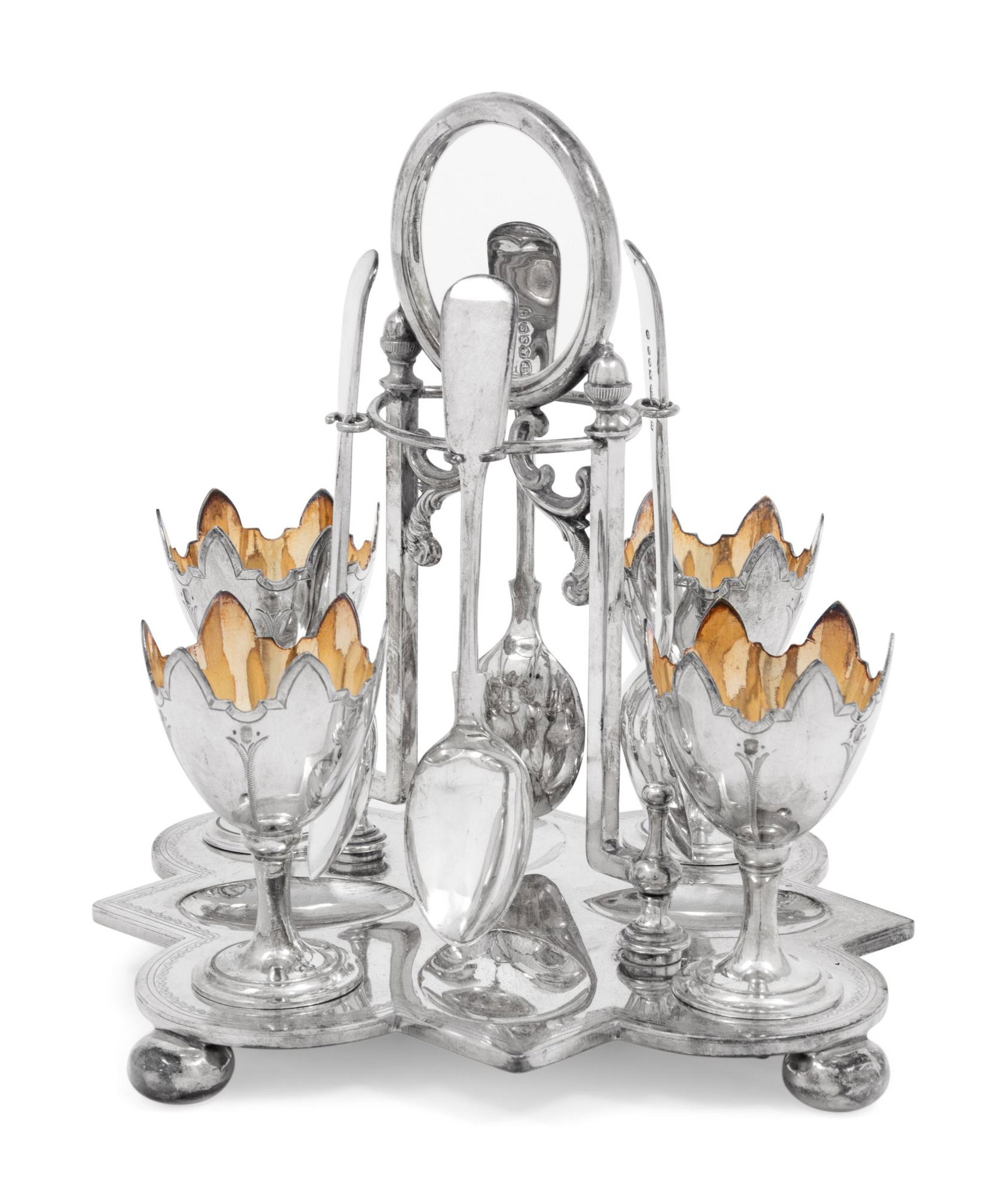 An English Silver-Plate Egg Coddler (1 of 3)