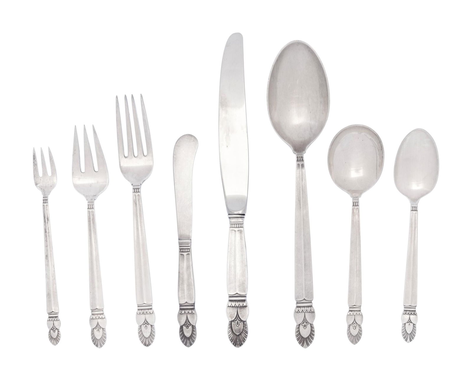 An American Silver Flatware Service (1 of 3)