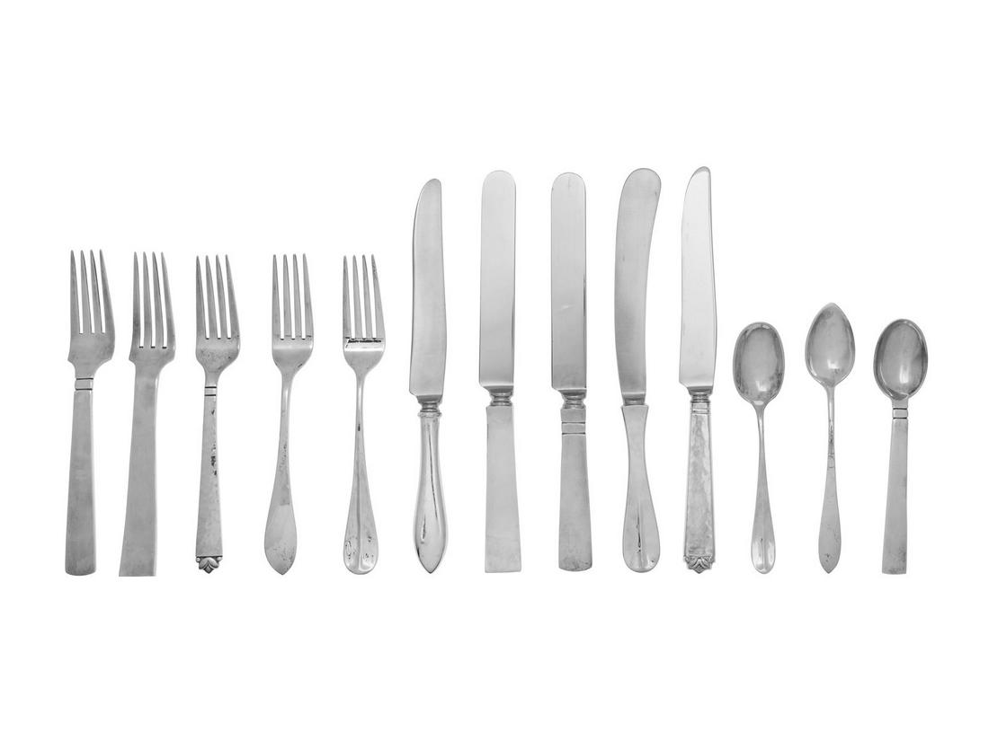 A Group of American Silver Flatware Articles (1 of 3)