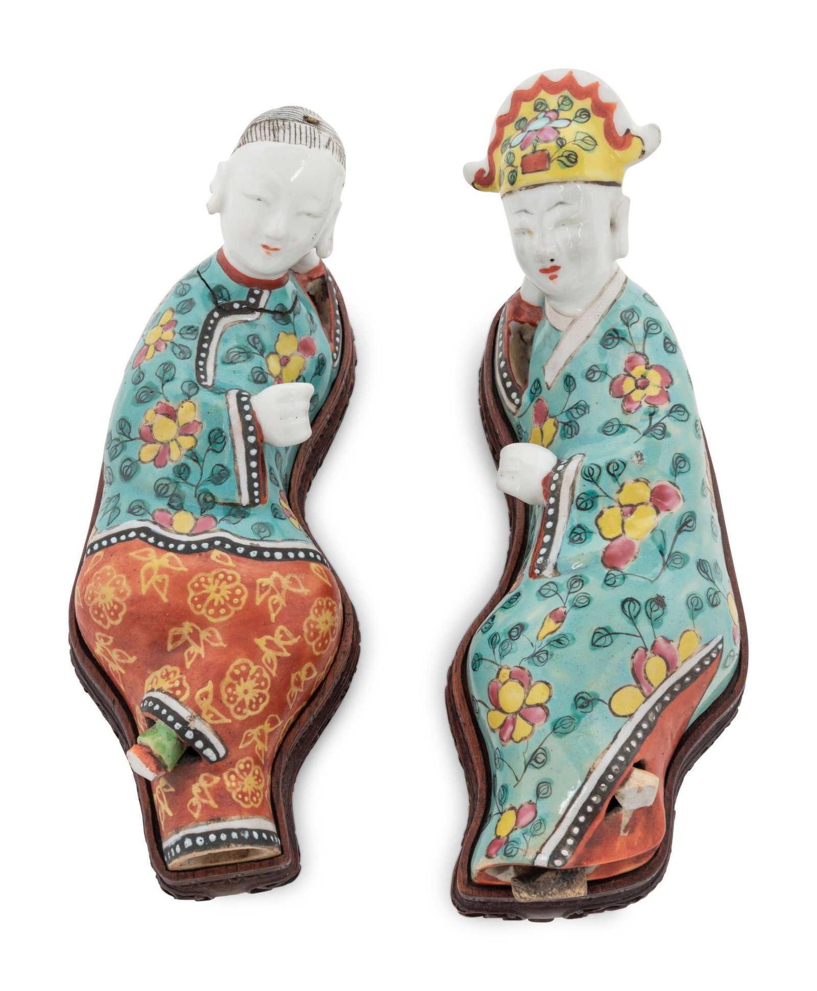 A Pair of Chinese Porcelain Medical Figures (1 of 5)