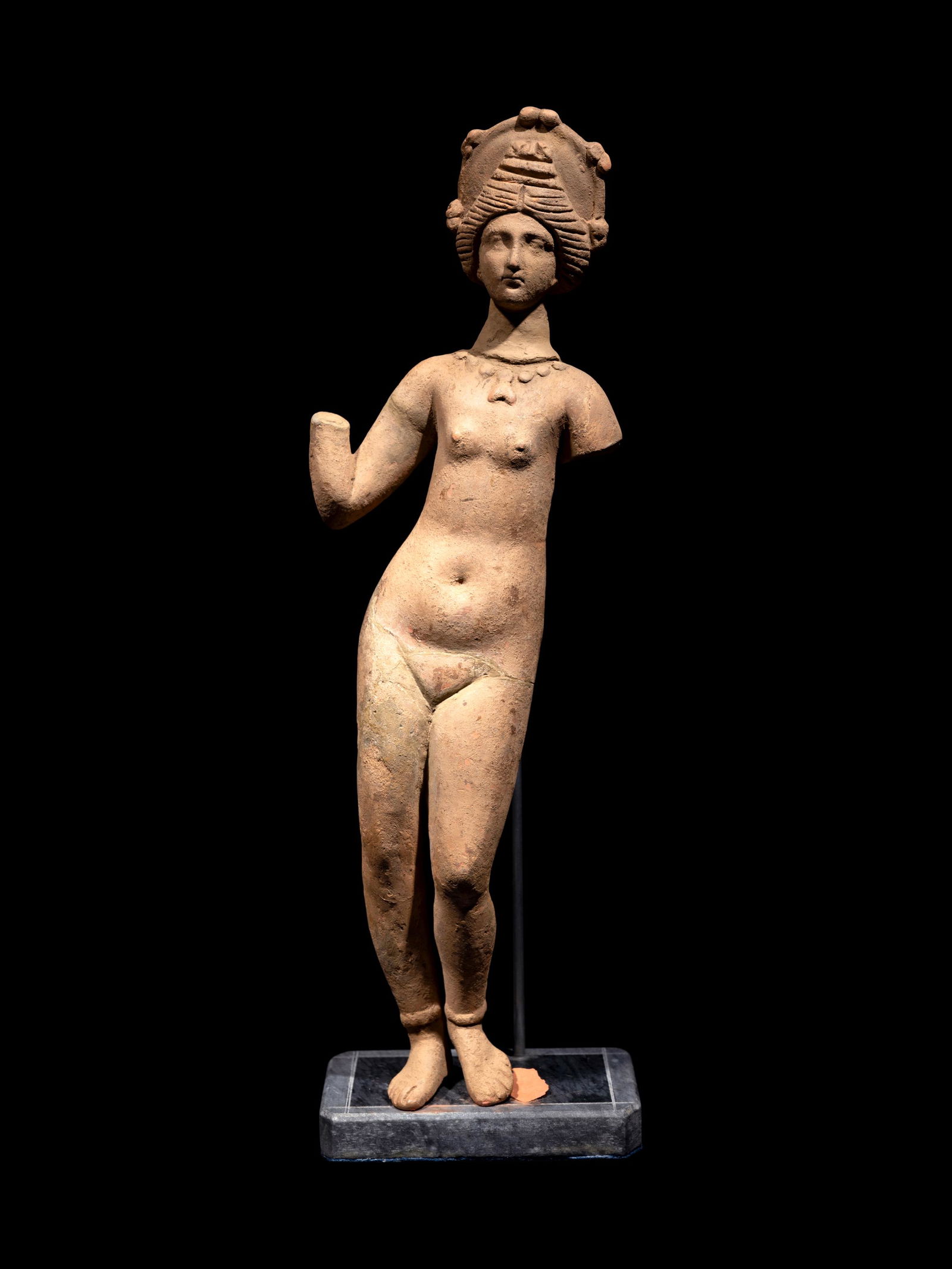 A Greek Terracotta Venus Height 16 inches (40 cm). (1 of 4)