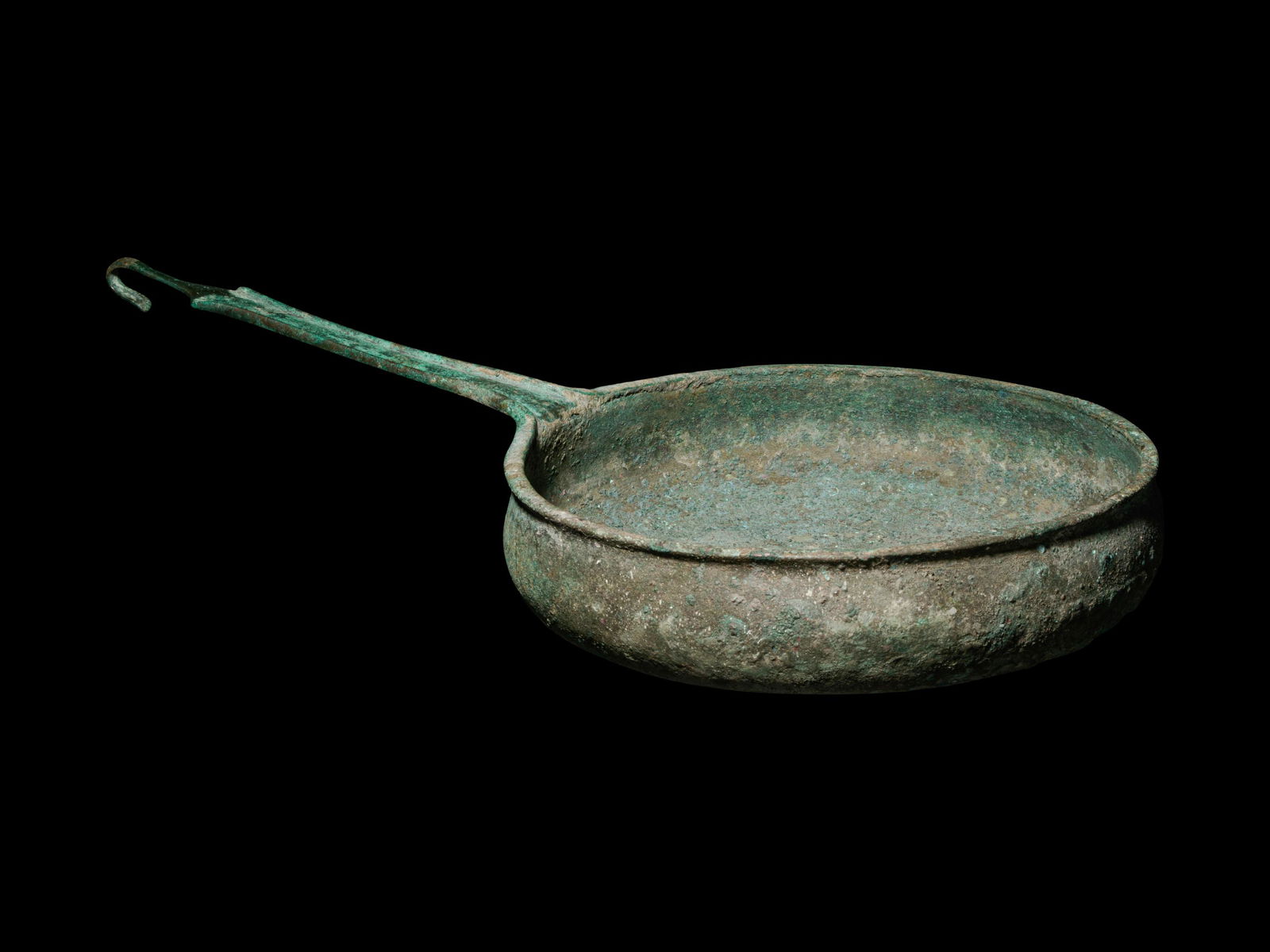 A South Italian Bronze Patera with Strap Handle Length (1 of 4)