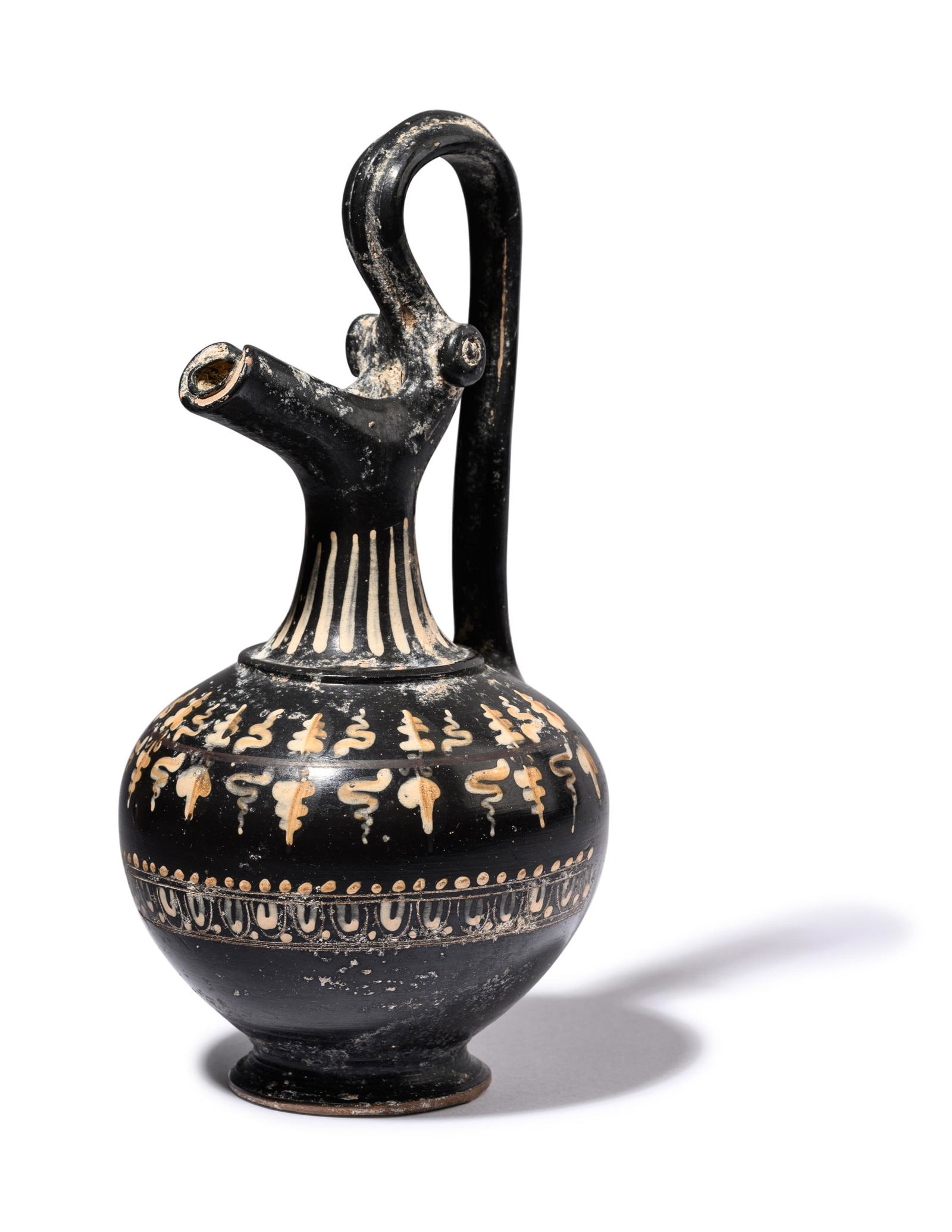 An Apulian Gnathian-Ware Epichysis Height 8 inches (1 of 6)