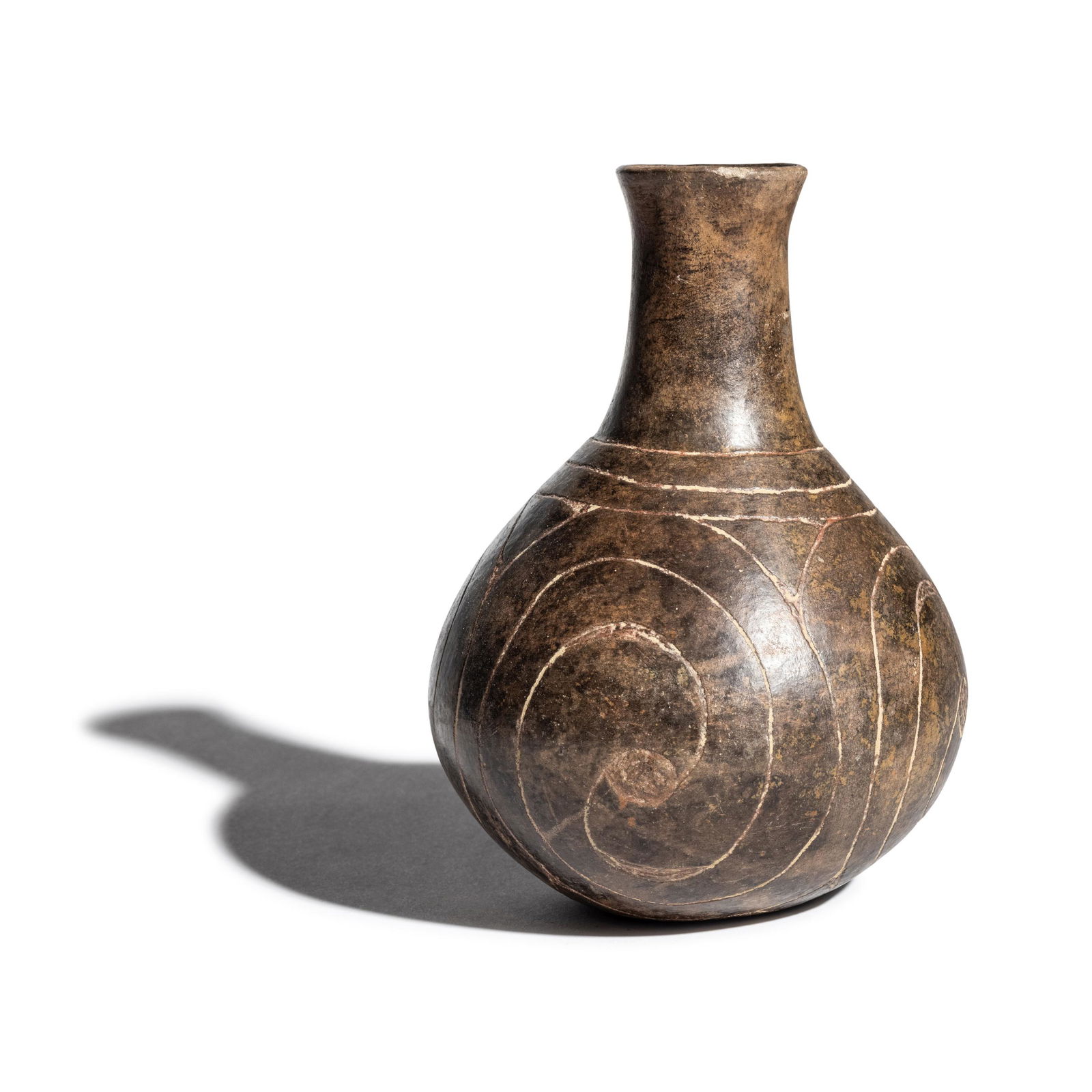 A Chavin Vase with Incised Decoration Height 7 inches (1 of 6)