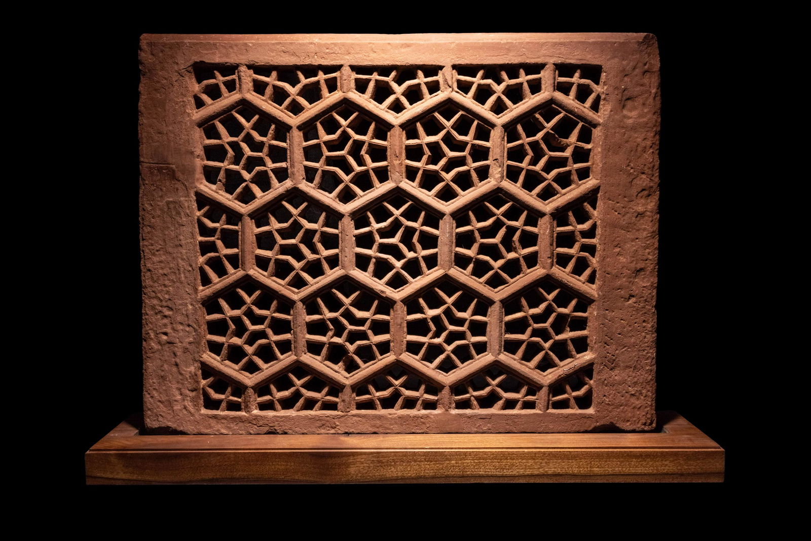 An Indian Sandstone Jali Screen Height 28 inches (71 (1 of 3)