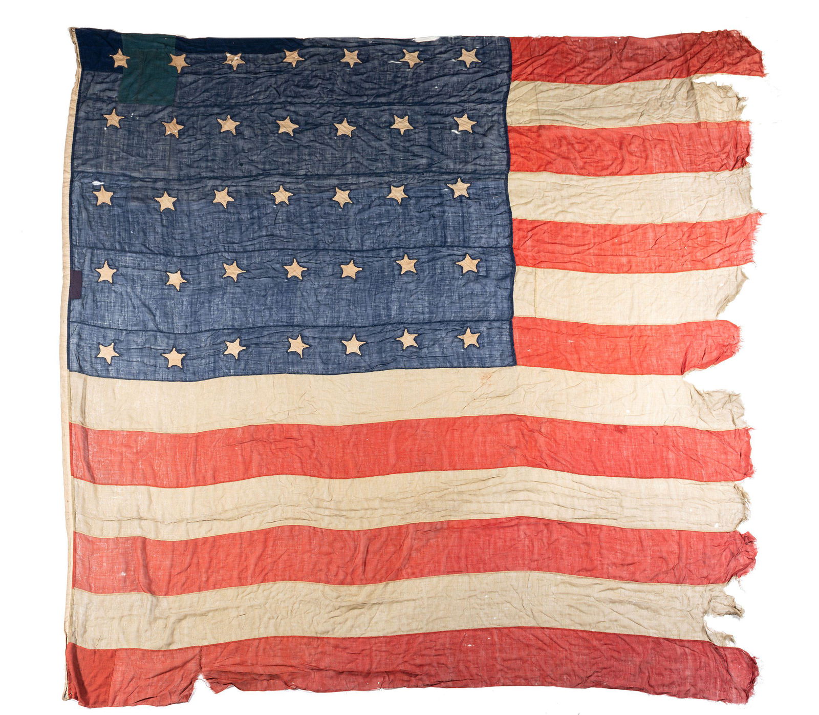 [FLAGS & PATRIOTIC TEXTILES]. 35-star American flag, (1 of 2)