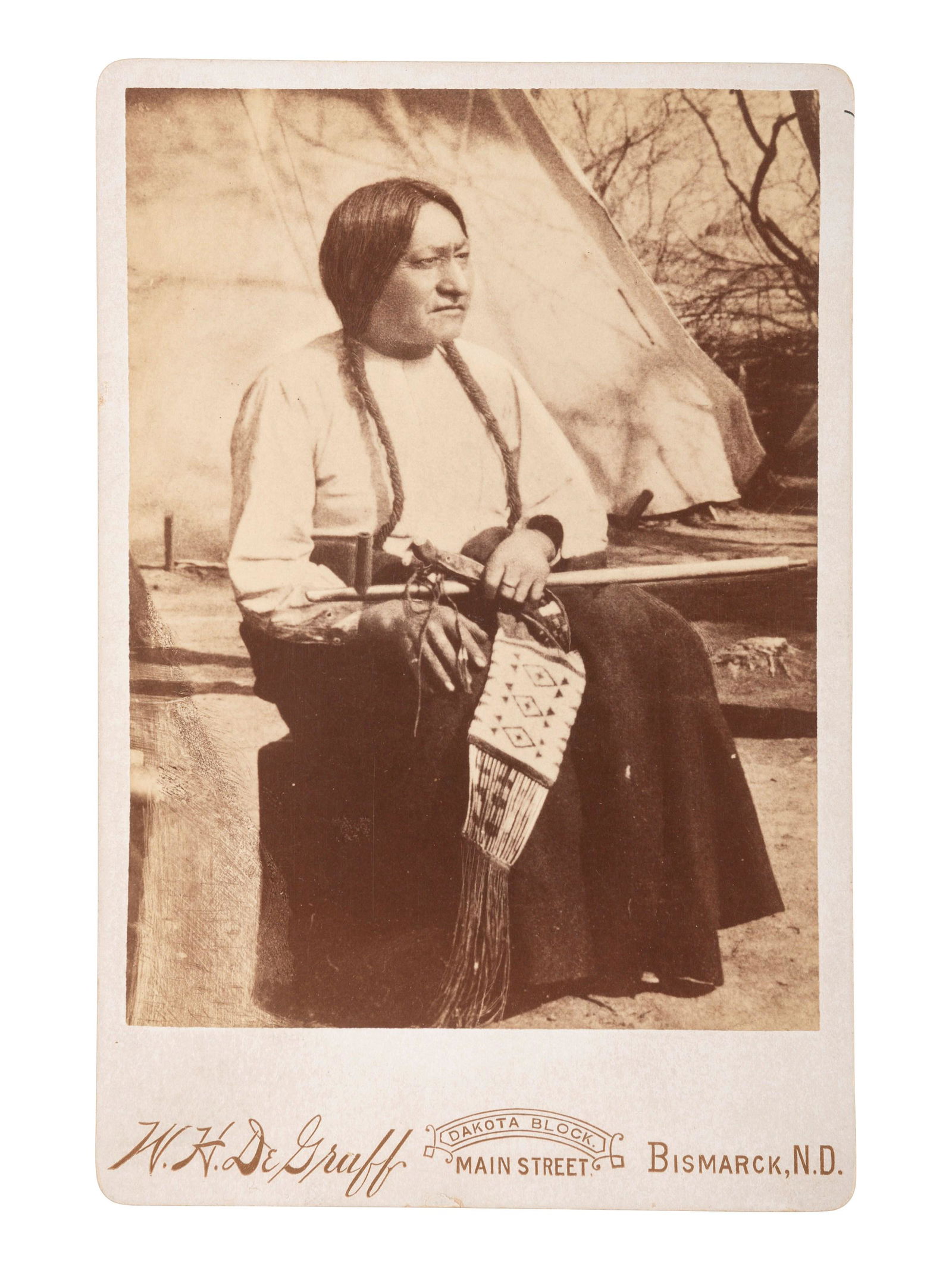 [NATIVE AMERICANS]. DE GRAFF, W.H., photographer. (1 of 2)