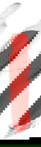 A Bill Blass Red Silk Satin Strapless Evening Gown.: A Bill Blass Red Silk Satin Strapless Evening Gown. Labeled: Bill Blass. Property of a Lady New York City, New York