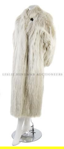 A Fendi Fox Fur Coat,: A Fendi Fox Fur Coat, 1980s, straight fit, calf length, fully lined. Labeled: Fendi.