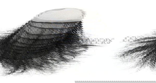 A Bes-Ben Blue Felt Hat,: A Bes-Ben Blue Felt Hat, with all-over black spiraled horse hair. Labeled: Bes-Ben.