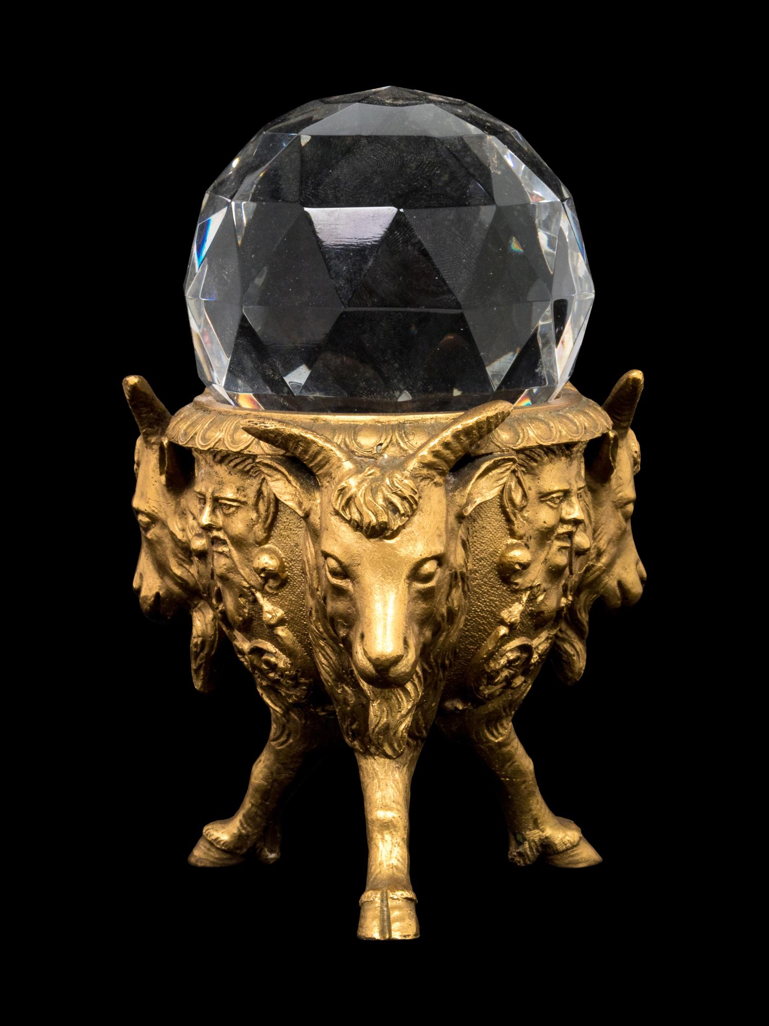 A Neoclassical Gilt Bronze Small Coupe with a Cut Glass (1 of 5)