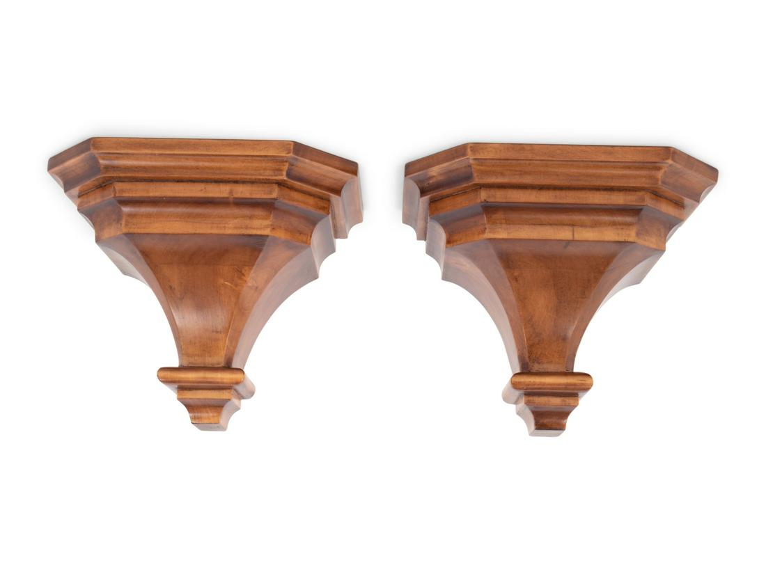 A Pair of Biedermeier Style Wall Brackets (1 of 3)