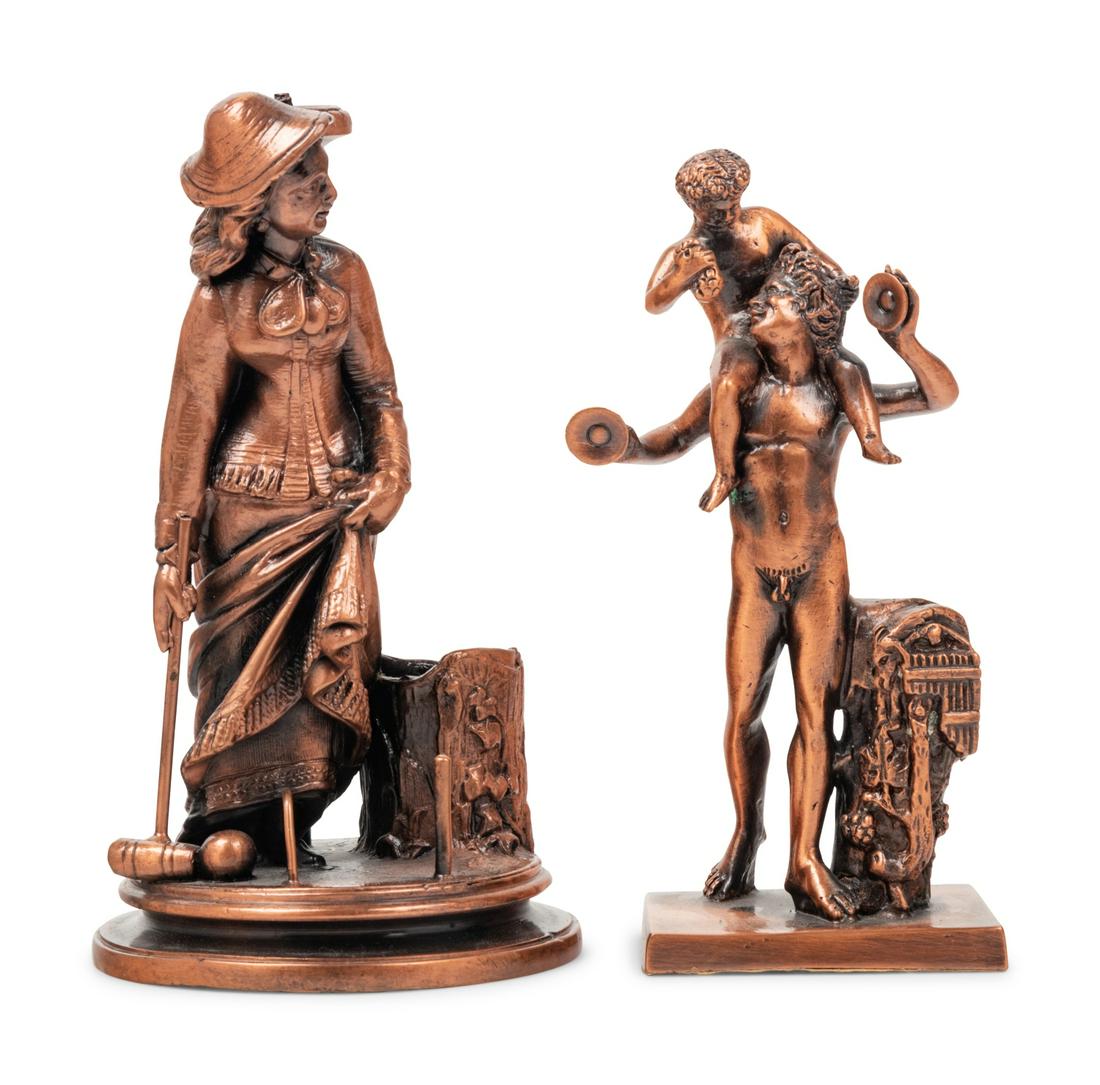 Two Continental Bronze Figures (1 of 10)