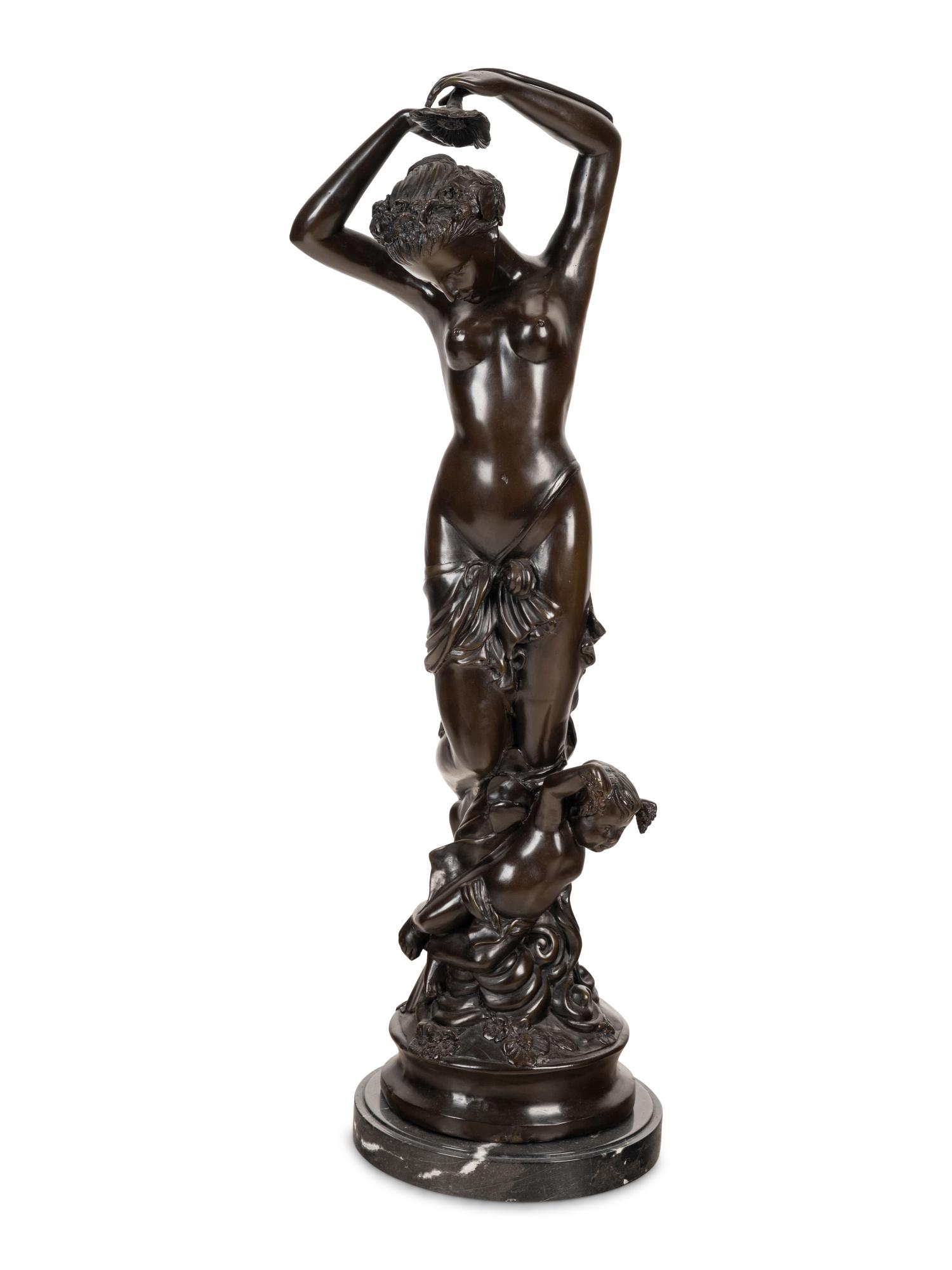 A Continental Bronze Figural Group (1 of 5)