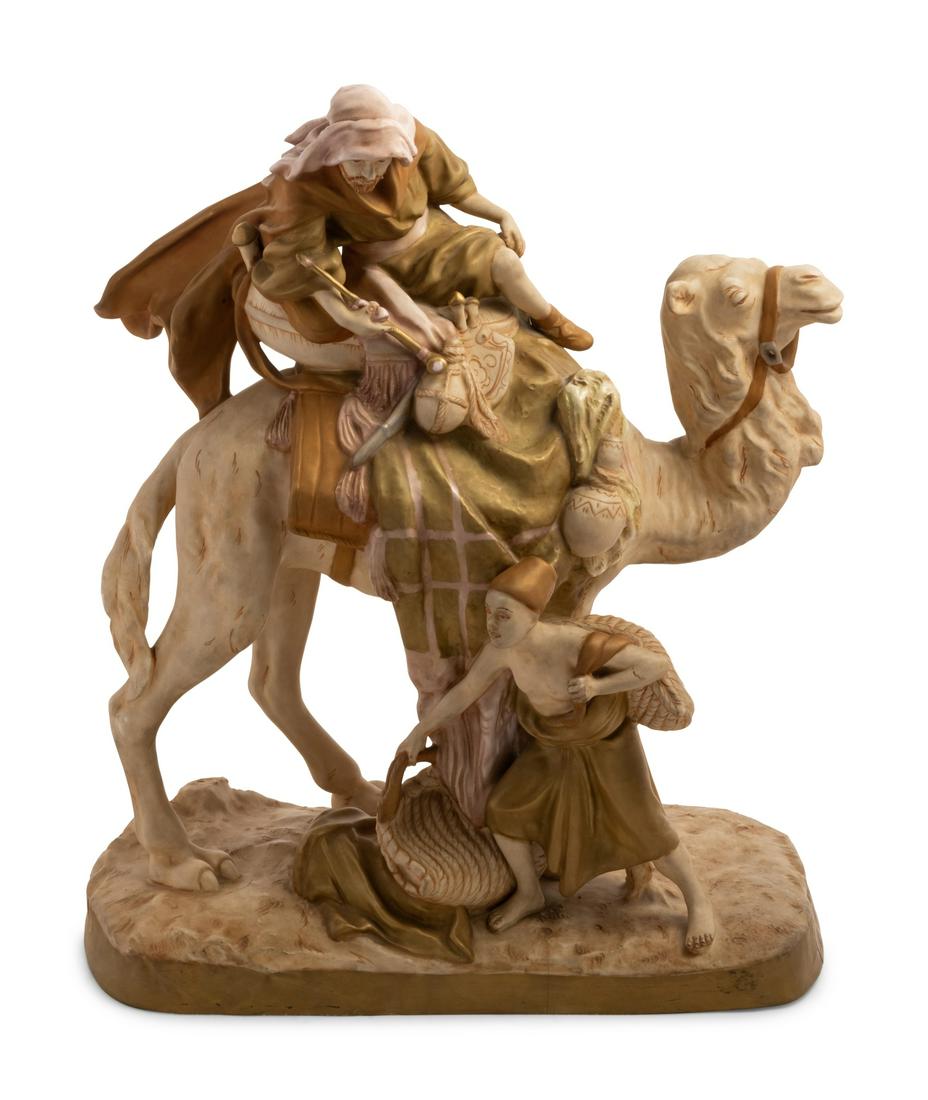 A Royal Dux Orientalist Figural Group (1 of 4)
