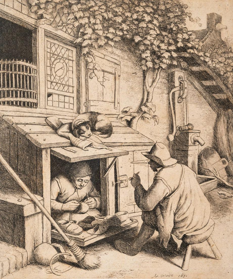 After Adriaen Van Ostade, (Dutch, 1610-1685) (1 of 3)